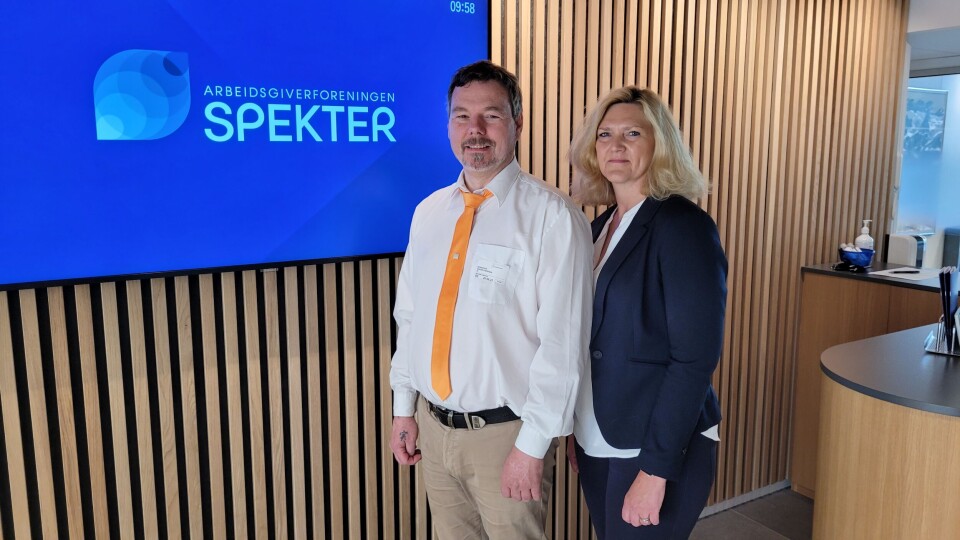 Anders Fredheim og forhandler i Parat, Renate Messel Hegre. Foto: Malin Lindstrom