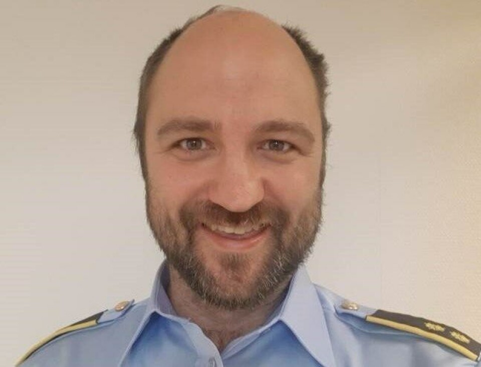 Alf Christian Aarseth Grøtteland er lokallagsleder i Norges Politilederlag i Møre og Romsdal.