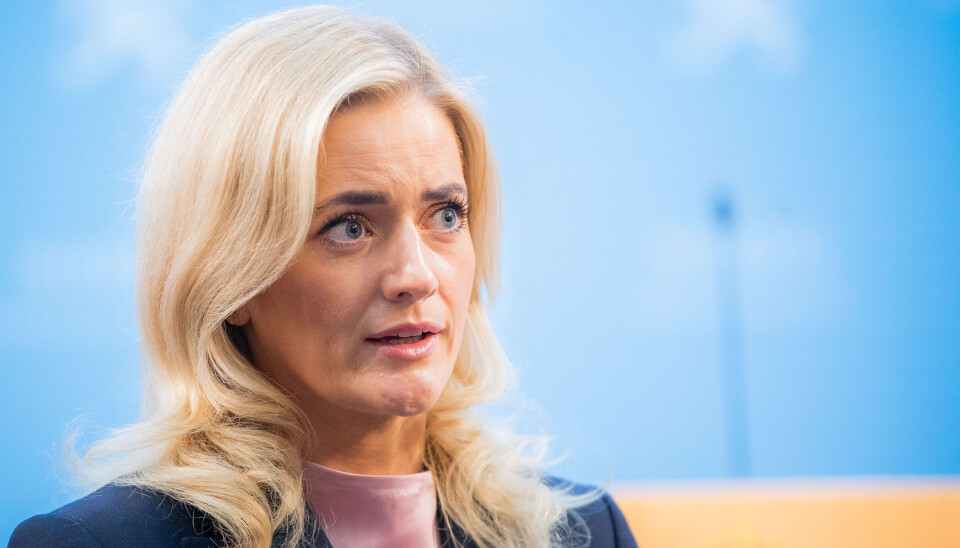 FÅR KRITIKK: Justis- og beredskapsminister Emilie Enger Mehl (Sp) Har ansvaret for digitalisering i politiet. Foto: Emilie Holtet / NTB