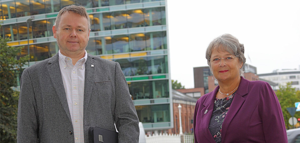 Bjørn Are Sæther og Anne-Gro Årmo. Foto: Trygve Bergsland