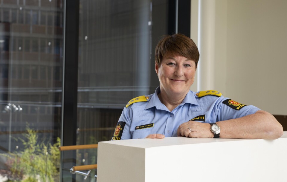 Tone Elisabeth Vangen har bak seg over tjue år som politileder. Foto: Anne L. Buvik