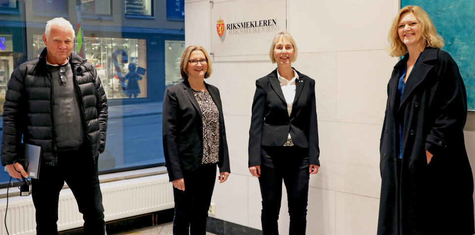 F.v.: Thomas Lilloe, Parat; Monika Nilsen, Apotek 1; Inger-Johanne Opseth, Boots; Renate Messel Hegre, Parat. Foto: Helene Husebø