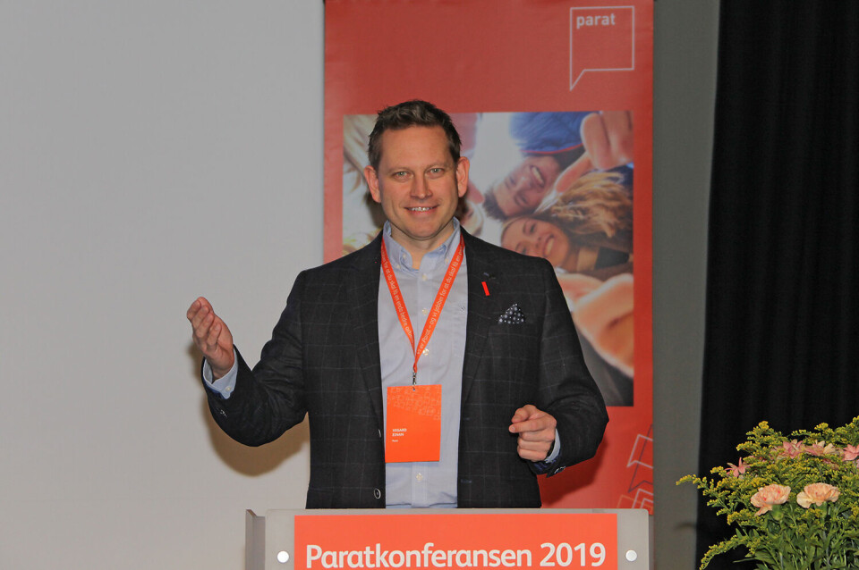 Leder i Parat, Vegard Einan, Foto: Trygve Bergsland