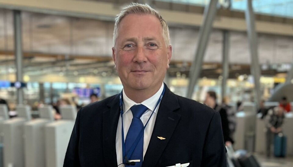 Klar til forhandlinger. Leder i SAS Norge kabinforening, Martinus Røkkum.