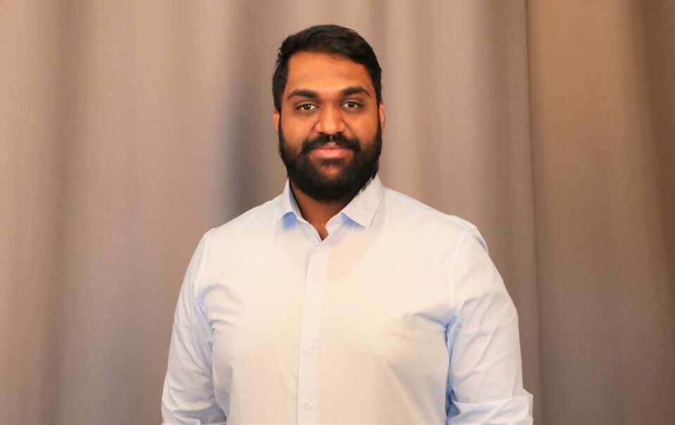 Sanosh Senthilkumar, styremedlem i Parat UNG, er forfatteren av denne kommentaren. Foto: Ulrik Øen Johnsen
