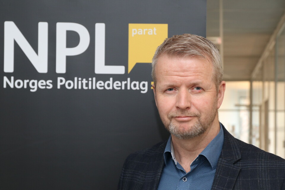 Leder i Norges Politilederlag, Kjetil Ravlo. Foto: Vetle Daler.