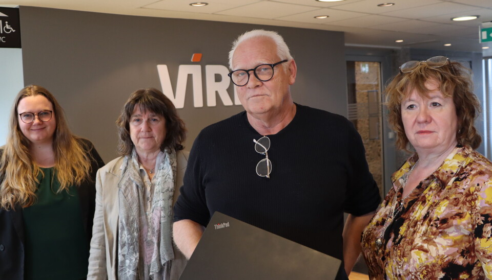 Parats forhandlere før forhandlingsstart med Virke tirsdag.
