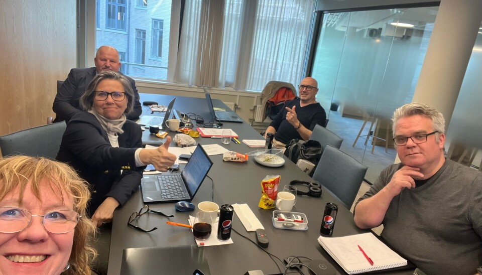 Oppgjøret på riksavtalen er vedtatt Anneli Nyberg, Turid Svendsen, Arvydas Dragonas, Drago Milovanevic og Ståle Botn