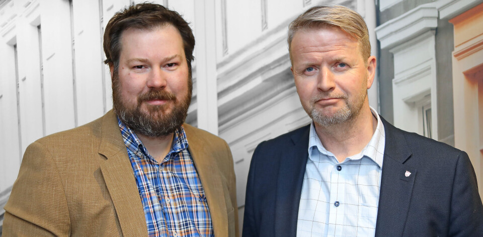 Einar Kaldhol, Parat politiet (t.v) og Kjetil Ravlo, Norges Politilederlag. Einar Kaldhol, Parat politiet (t.v) og Kjetil Ravlo, Norges Politilederlag.
