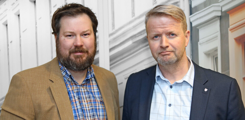 Einar Kaldhol, Parat politiet (t.v) og Kjetil Ravlo, Norges Politilederlag. Einar Kaldhol, Parat politiet (t.v) og Kjetil Ravlo, Norges Politilederlag.
