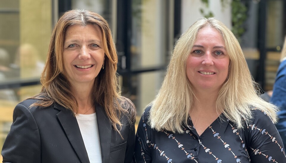 Anne-Cecilie Kaltenborn (NHO Service og Handel) og Unn Kristin Olsen (Parat)