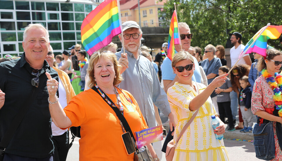 Parat var godt representert under årets Pride-parade. Foto: Trygve Bergsland/Parat.