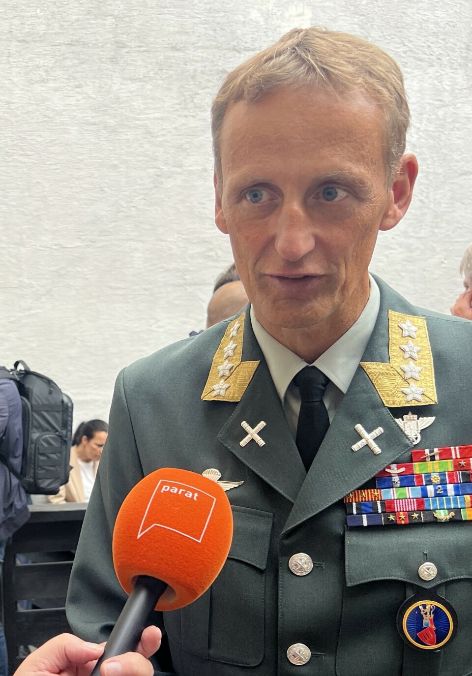 Det viktigste er menneskene, sier forsvarssjef Eirik Kristoffersen til Parat24.
