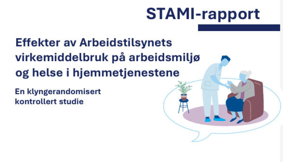 Det har ingen effekt på det rekordhøye sykefraværet i hjemmetjenesten at Arbeidstilsynet gjennomfører tilsyn på arbeidsplassen, viser ny forskningsrapport fra STAMI.