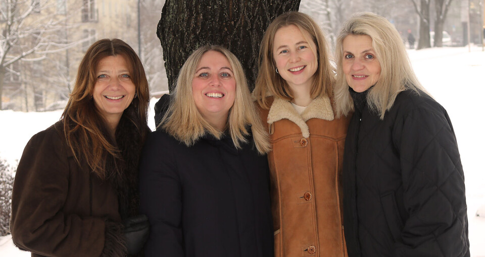 Klimatesten er et resultat av et samarbeid på tvers av interessegrupper. F.v. Anne-Cecilie Kaltenborn, administrerende direktør i NHO Service og Handel; Unn Kristin Olsen, leder i Parat; Anja Bakken Riise, leder i Framtiden i våre hender, og Inger Lise Blyverket, direktør i Forbrukerrådet. Anne-Cecilie Kaltenborn, Unn Kristin Olsen, Anja Bakke Riise, Inger Lise Blyverket