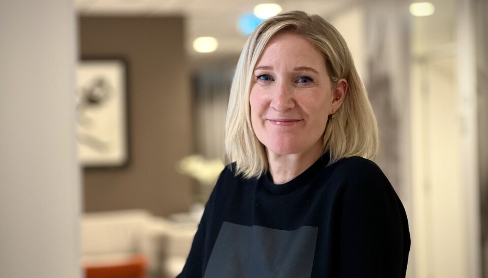 Christine Bar, fagsjef for kompetanse i Parat, forteller at truckførerkurset på Gardermoen er en del av Parats satsing på fagbrev og kompetanseheving. Fagsjef for kompetanse i Parat, Christine Bar.
