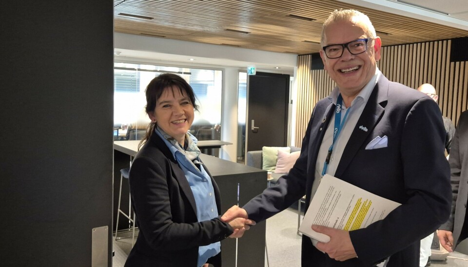 Spekters administrerende direktør Anne-Kari Bratten og YS Spekters forhandlingsleder Trond Ellefsen representerte partene i årets sentrale A-forhandlinger, som nå er avsluttet med enighet.
