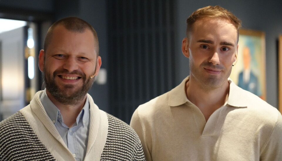 Seniorforsker Andreas Dypvik Landmark (t.v.) og forsker Pål Furu Kamsvåg fra SINTEF presenterte rapporten om kunstig intelligens i kunnskapsarbeid Seniorforsker Andreas Dypvik Landmark (t.v.) og forsker Pål Furu Kamsvåg fra SINTEF presenterte rapporten om kunstig intelligens i kunnskapsarbeid