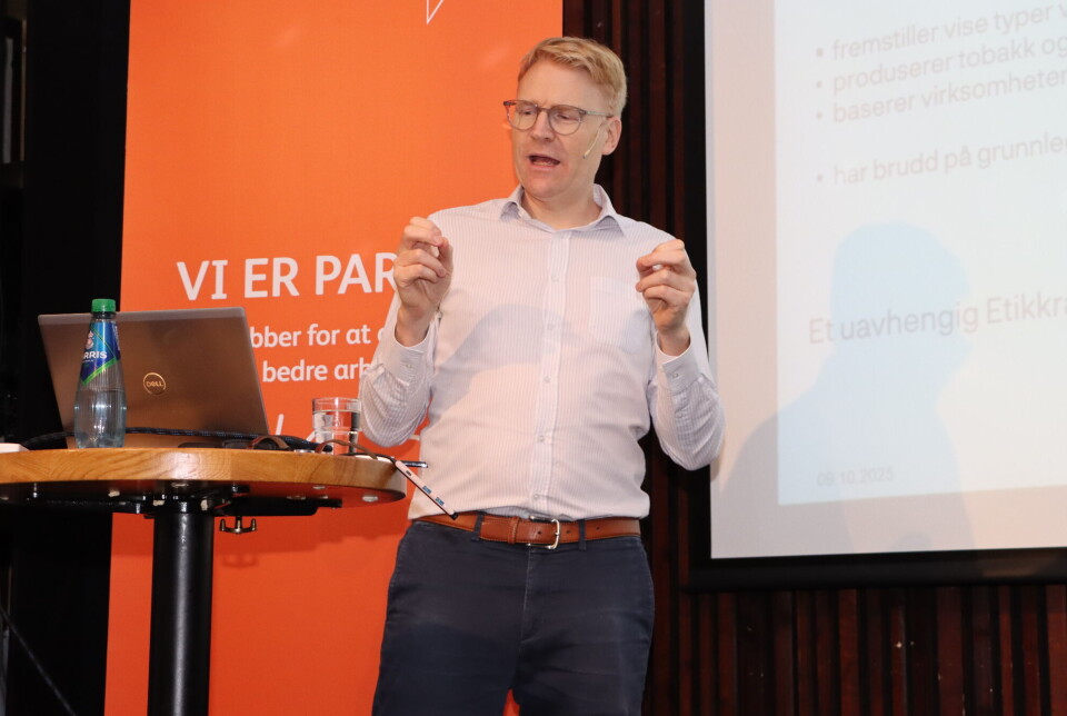 Christopher Wright, leder for ESG-risikomonitorering i Oljefondet, beskrev klimaendringer som en finansiell risiko.