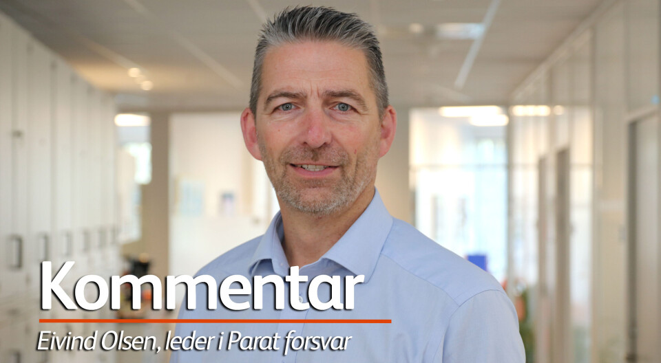 Eivind Olsen, leder i Parat forsvar Eivind Olsen, leder i Parat forsvar, kommentar